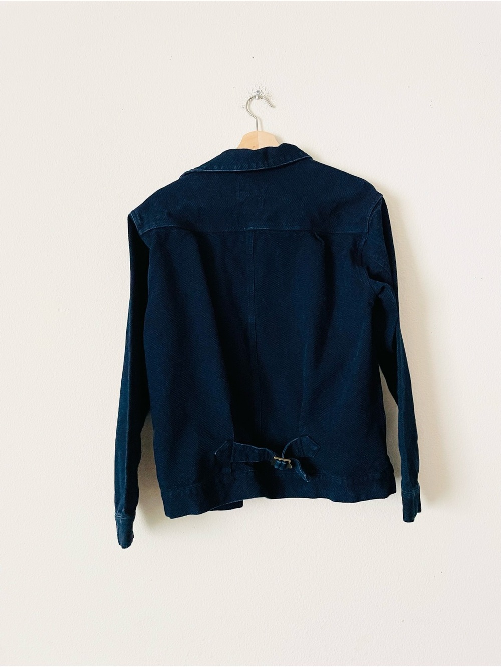 Soundman Japan SMALL/MEDIUM denim jacket in indigo dyed sashiko fabric - Picture 3 of 7